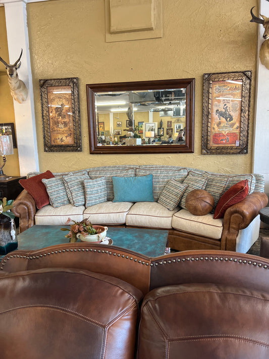 Omnia Multicolor Upholstery / Leather Sofa