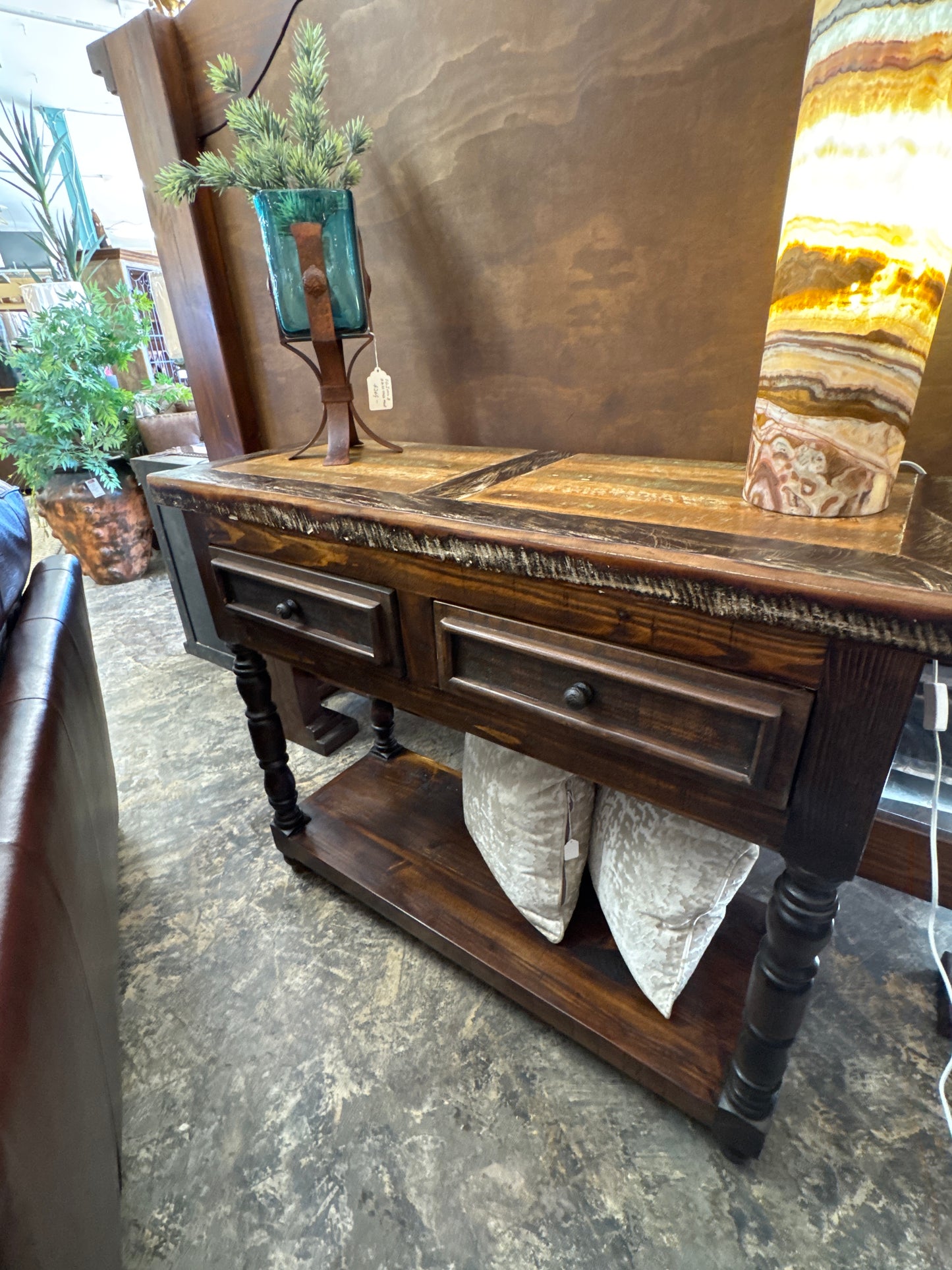 F4 Sm sofa table 2 Dwr