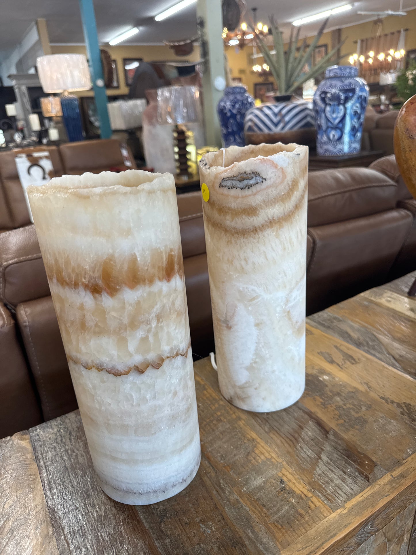 F4 ONIX LAMP SM BEIGE