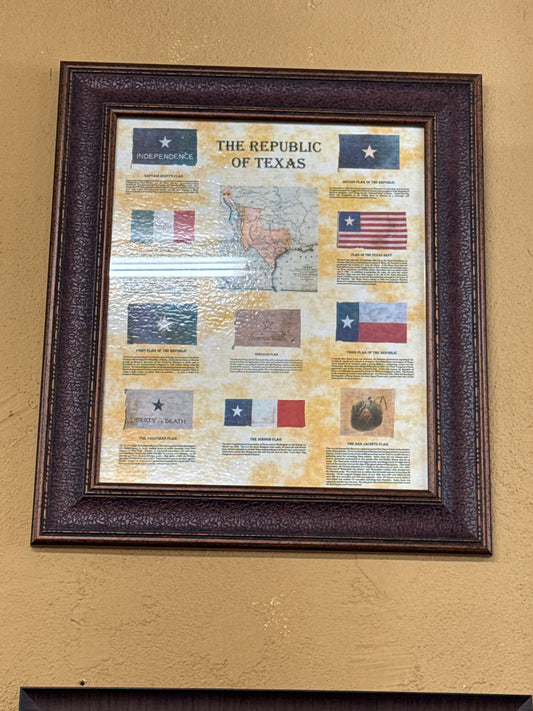 PK The Republican of Texas W W27”x H32”. Small