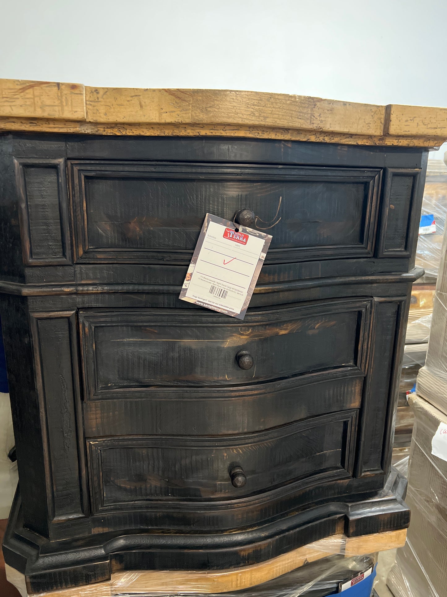 F4 Black/cascade Night Stand Large W33D20H32