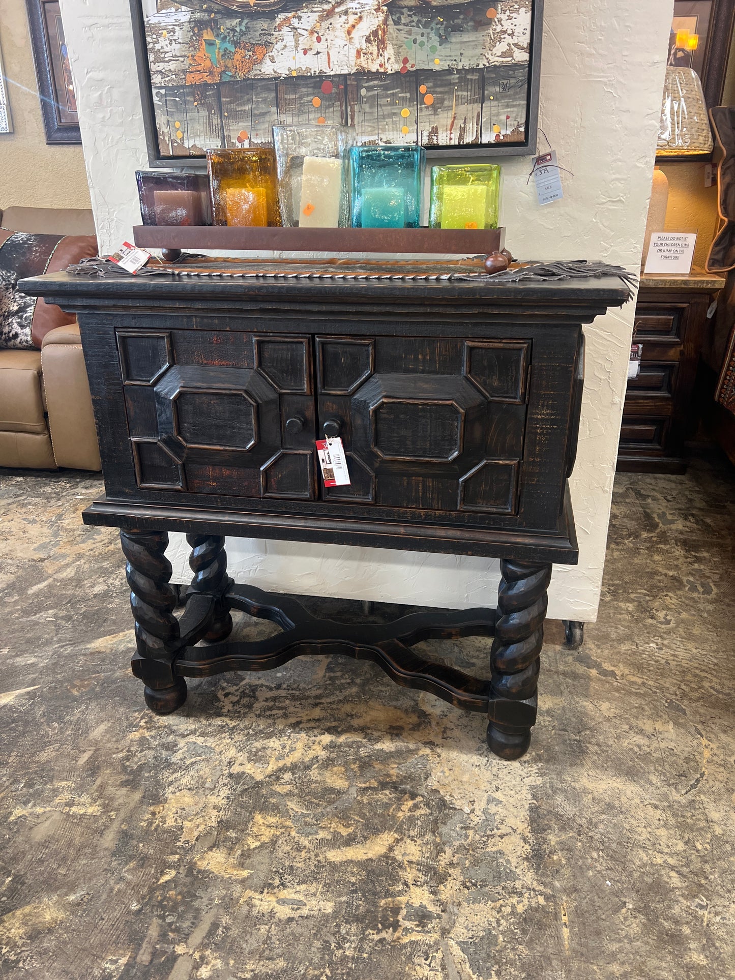 F3 BALCONES 2 DOORS OLD WOOD/BROWN