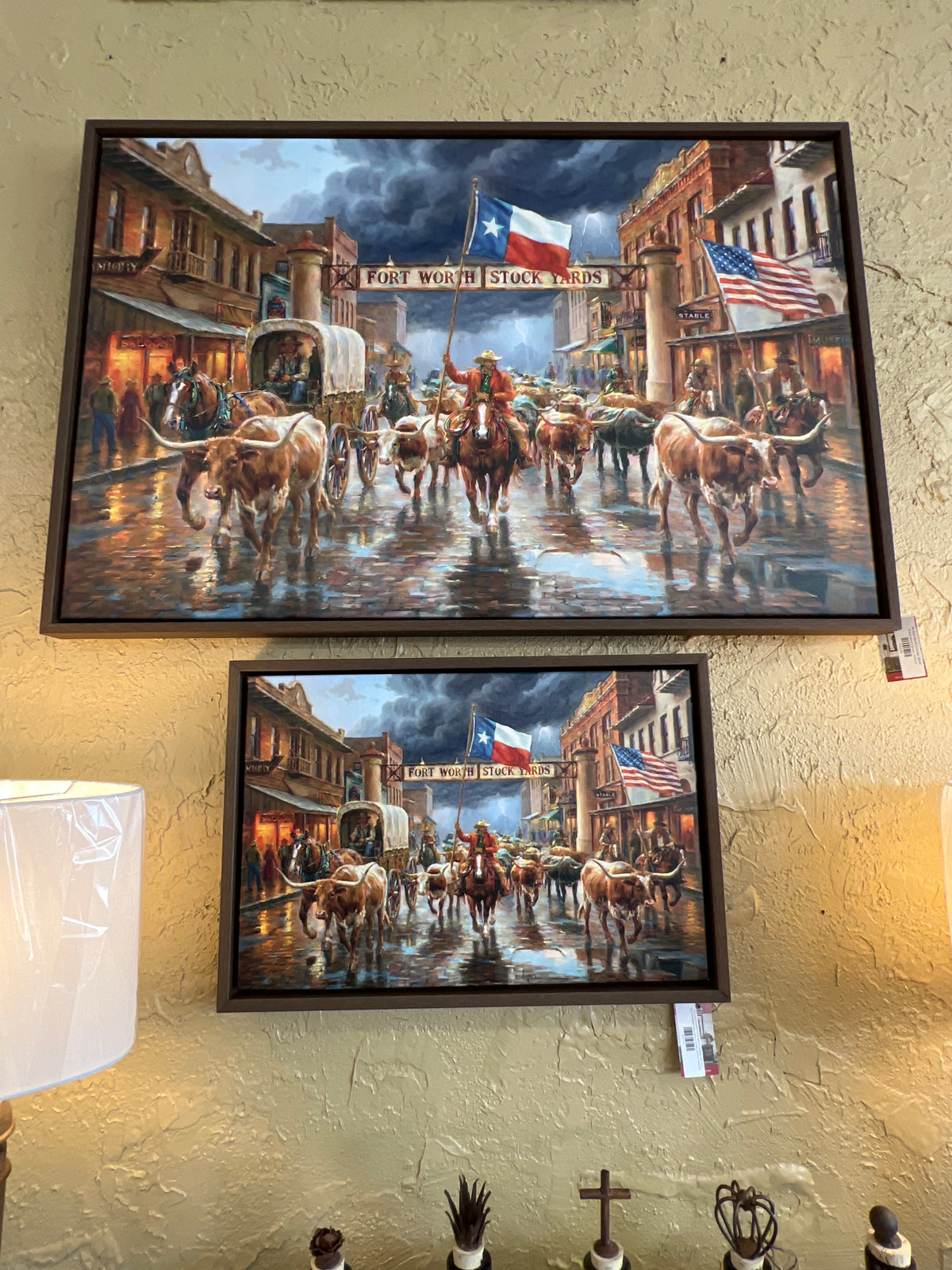 PK STOCKYARDS WITH WOOD FRAME 26*17.5