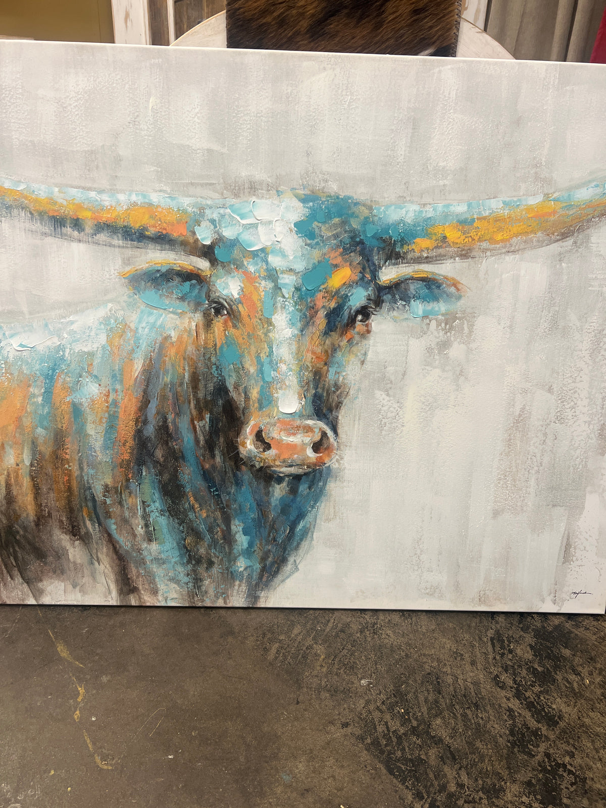 RA Longhorn w/ Turquoise RA0320