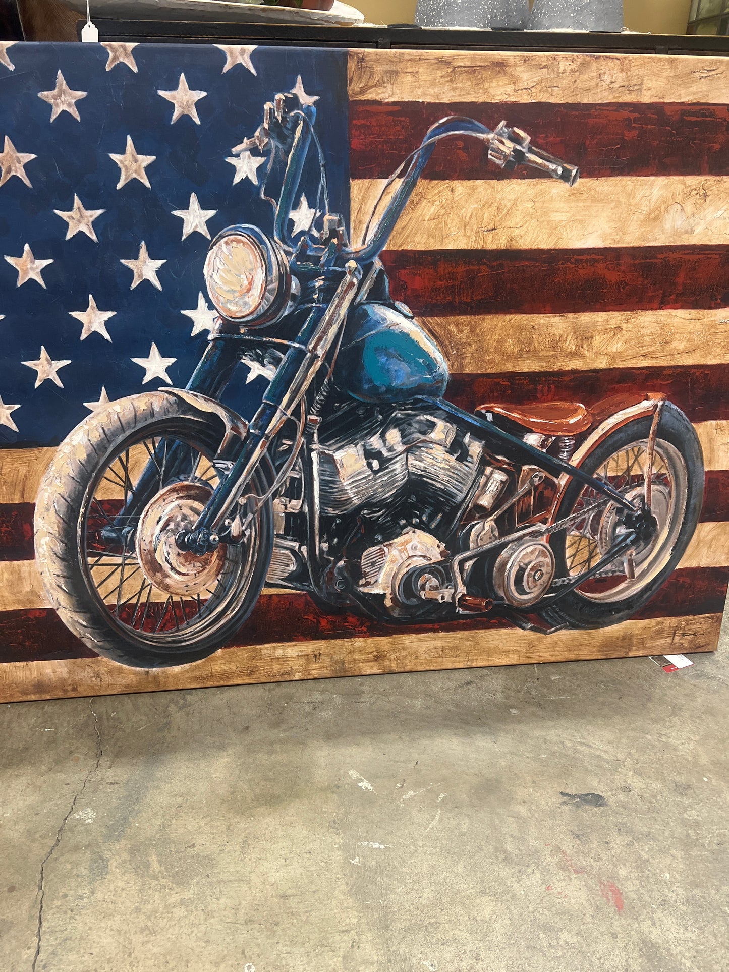 RA Motorcycle w/ Flag RA0542