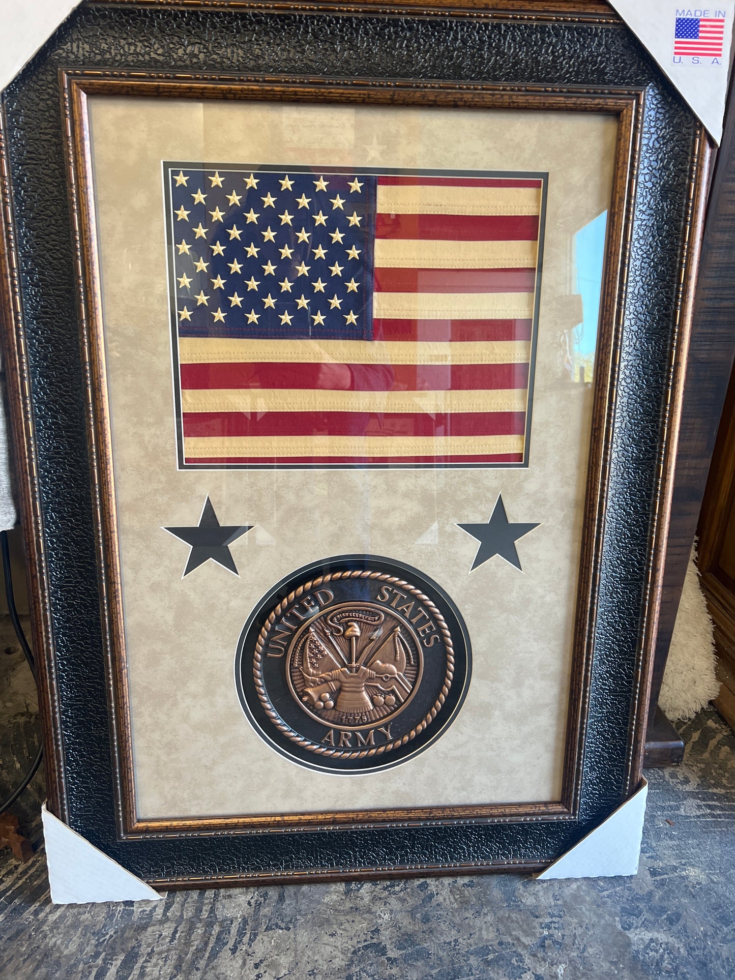 PK American Flag with Army Seal 20x30