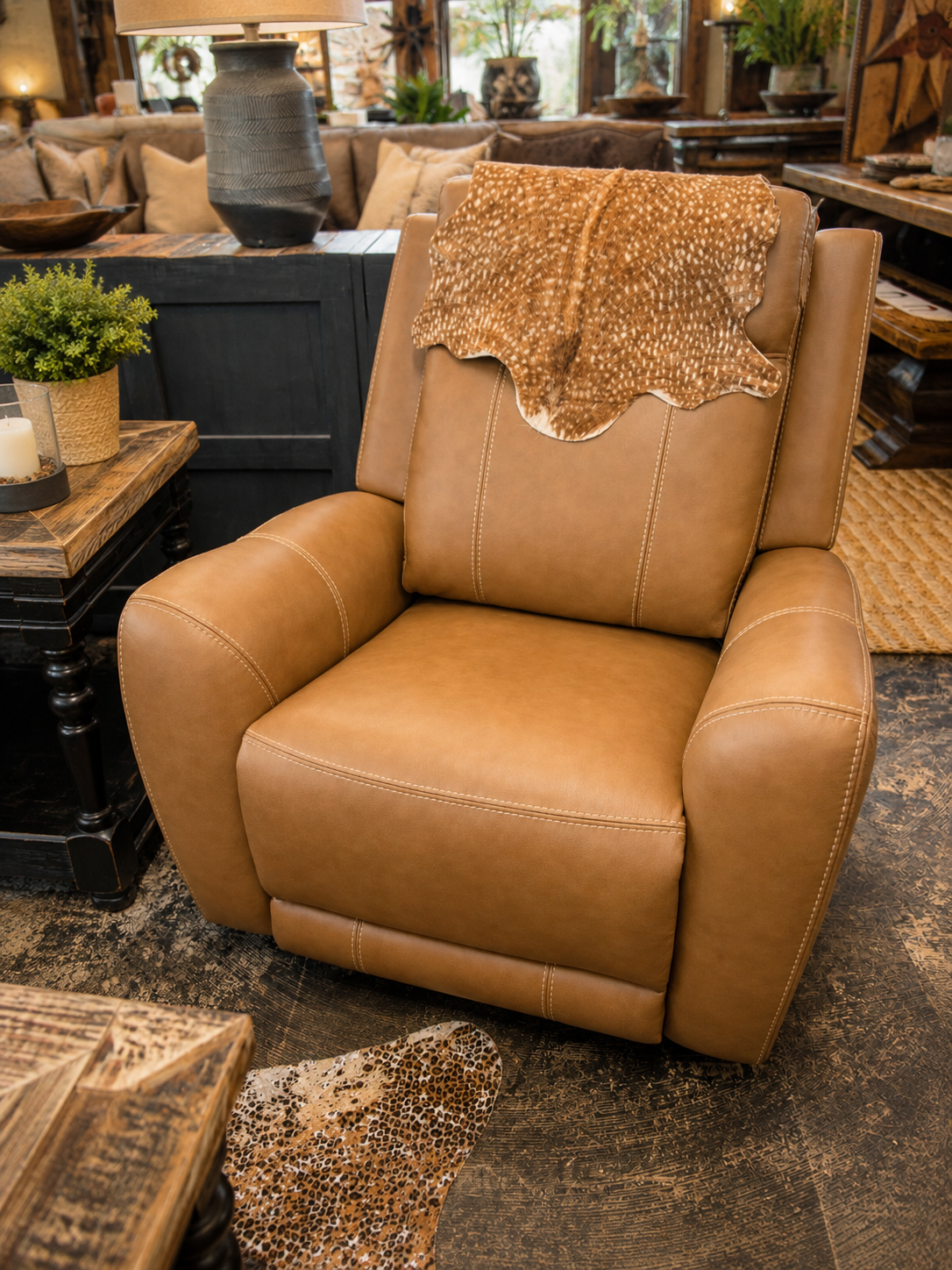 MHAY#812G9PH-BTNT Power Glider Recliner- Haywood