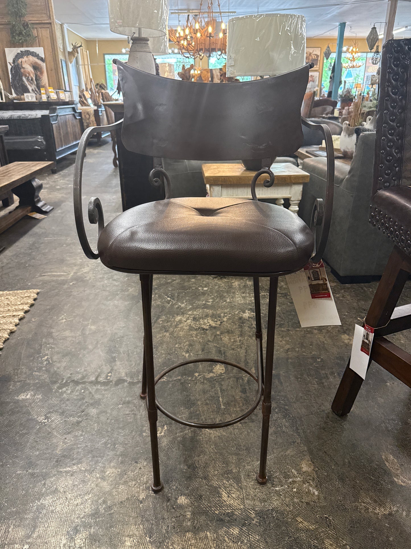 Iron Bar Stool