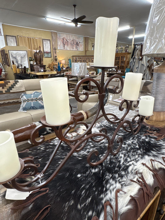 F6 Iron 6 Candle Holder