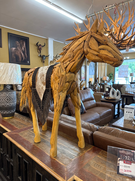 Teak RootBaby SM Horse