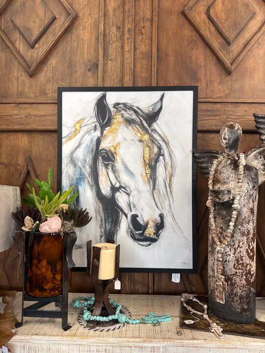 RW HorseBust Canvas 41.5”*32”