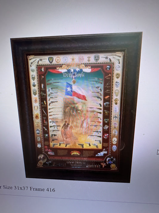 Picture Texas Tribute to First Responder