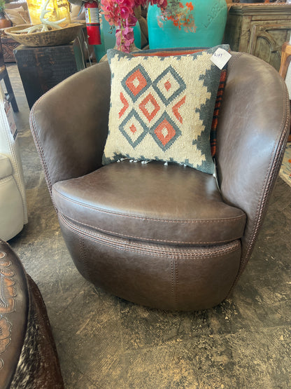 PH Swivel Chair-Vintage  Brown