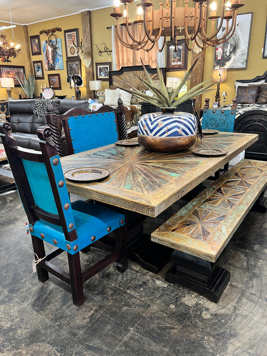 F4 8ft sunburst table
