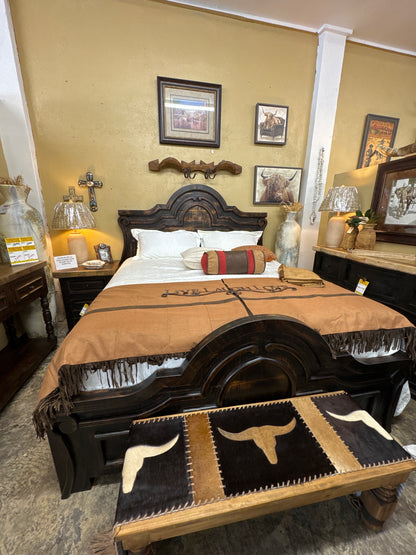F4 Sofia Bed Ks Oldwood Brown