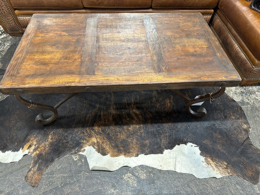 Rectangular, Iron Coffee Table