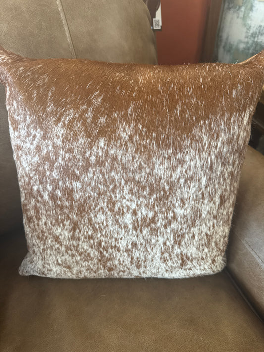 Cowhide Pillow 15”*15”