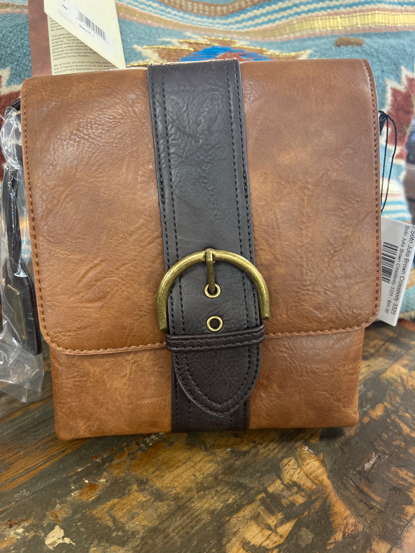 Liz Soto Julia Brown Crossbody 3325