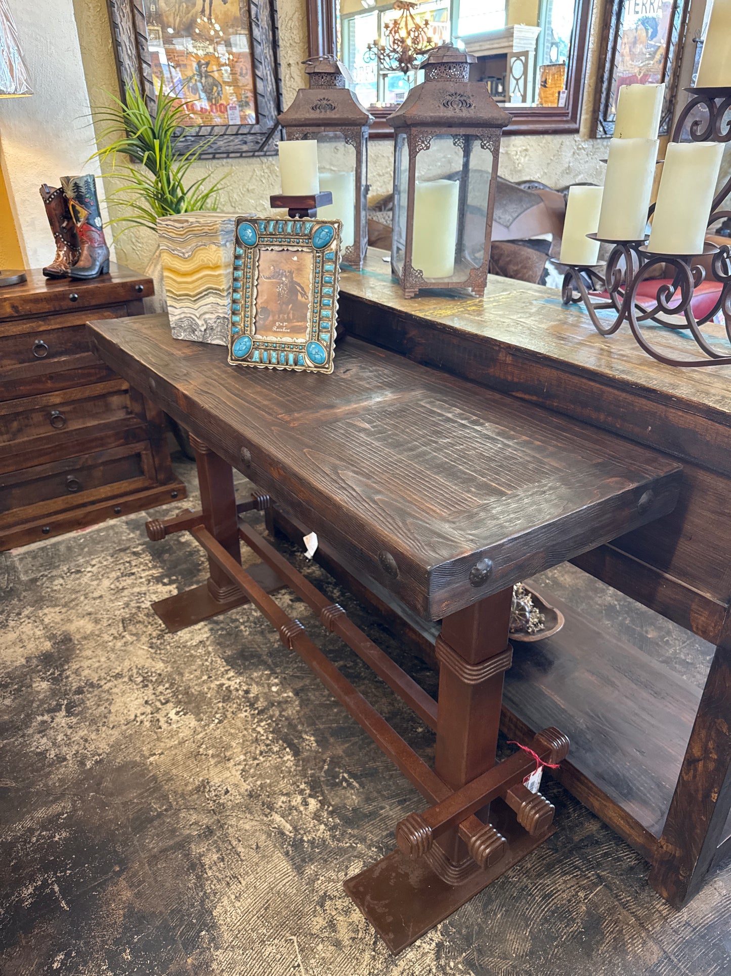 Modern Iron Sofa Table 18"*52"