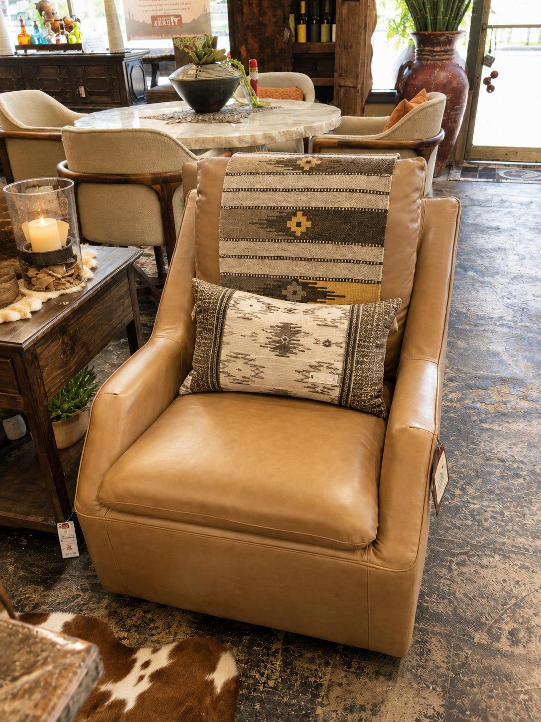 PH SASH912S Swivel Leather Chair