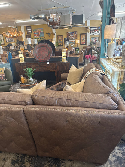 OM Brisbane Leather Sectional