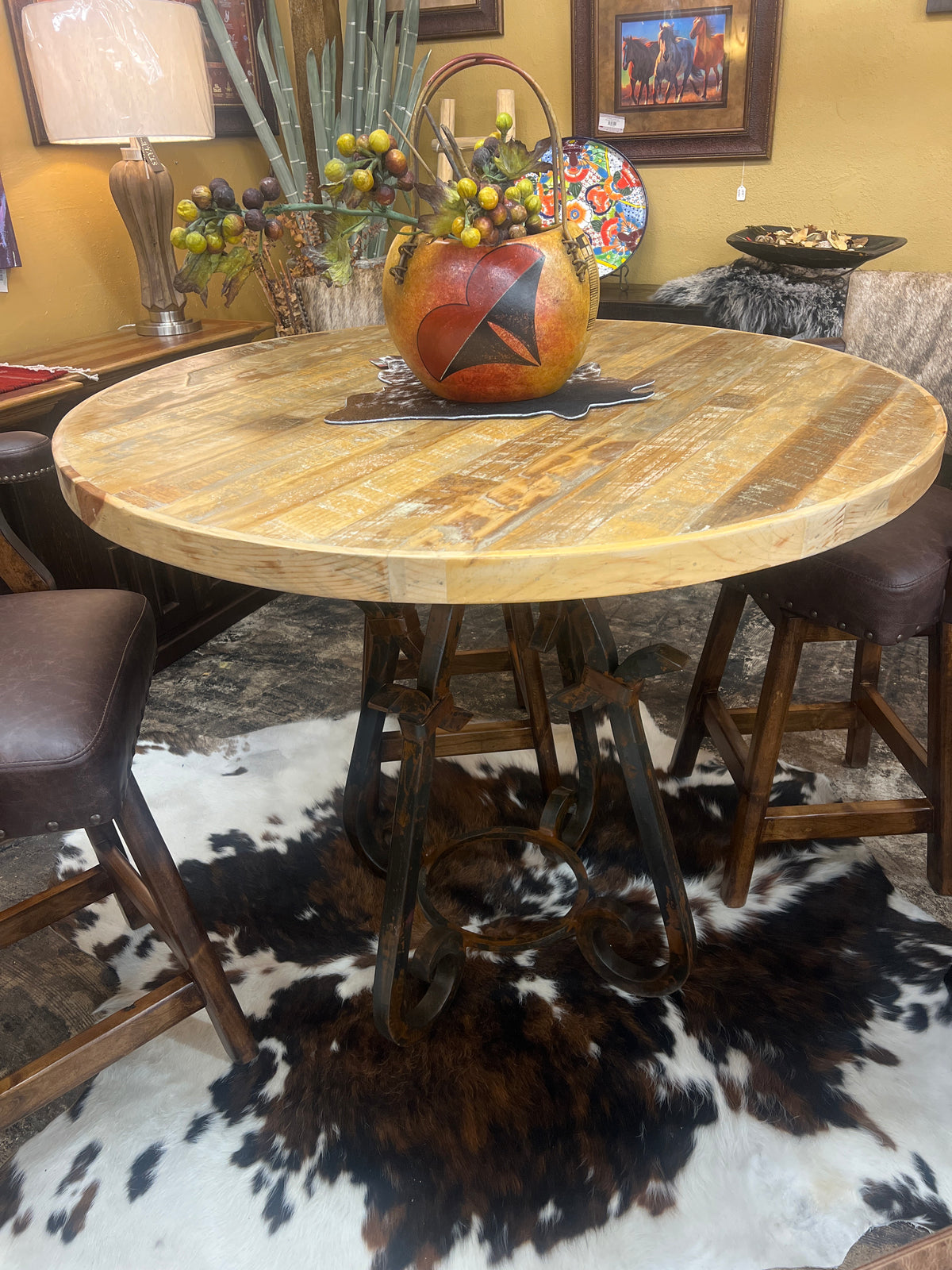 48" Iron Bar Table