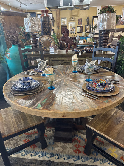 F4 Rd 60 inch Table Sunburst