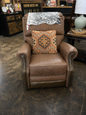 United Leather Manual Rocker/Swivel Recliner
