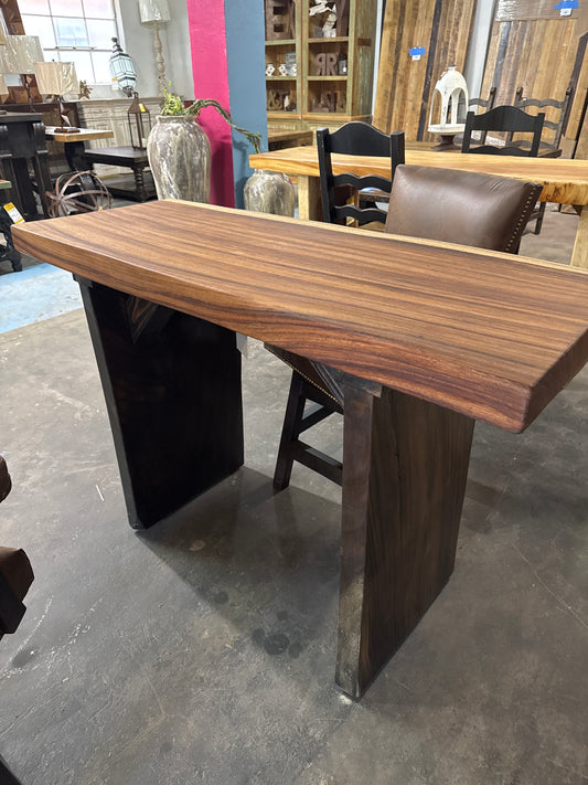 F6 One of the kind Parota sofa table /desk 4 ft7*23*3 ft2