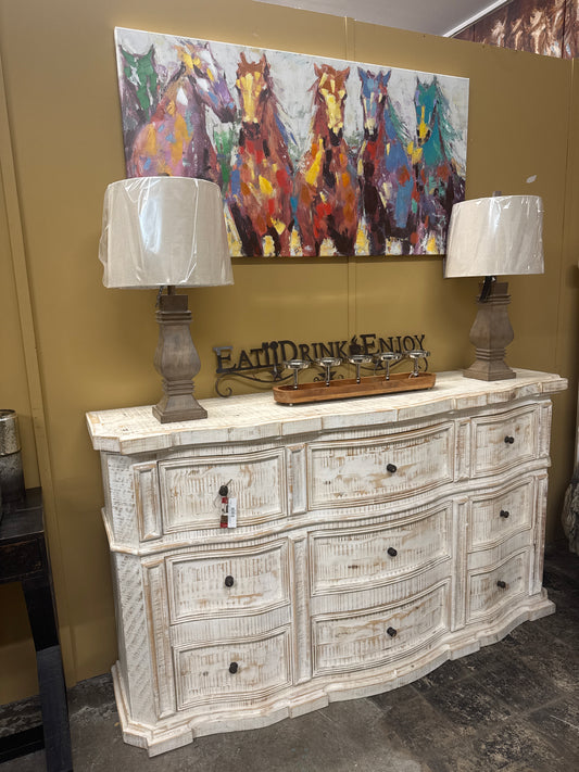 F4 Dresser White 74L 19W 41H
