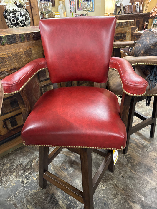 FD Leather Bar Stool 30inch tall