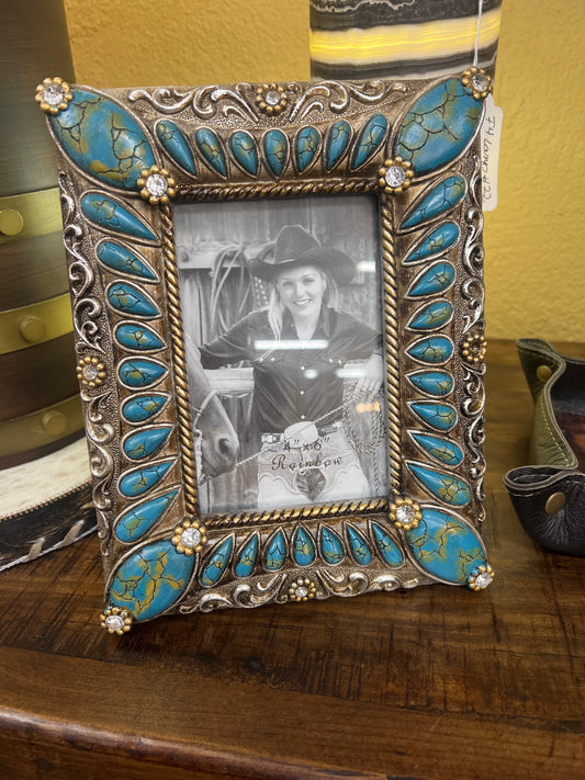 RW RA3855 Turquoise Gem 4x6 Frame