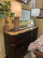 F4 Dresser 2Tone 74L 19W 41H Old Wood