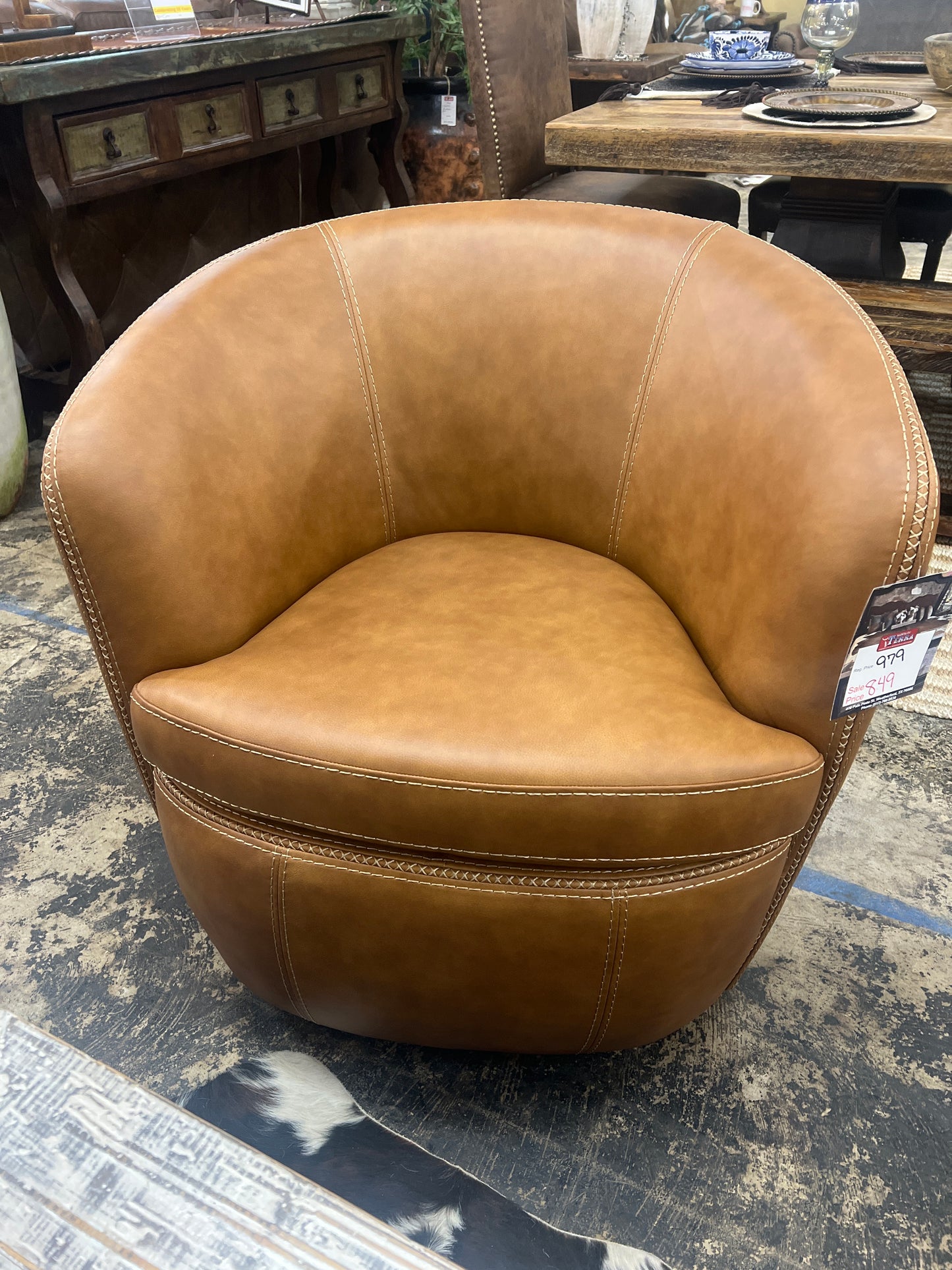 PH Swivel Chair- Caramel
