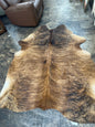 Beige Brindle Cowhide Large Size (3-5  sqm)