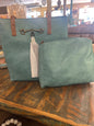 Liz Soto Jane Teal Two In One Tote 3272