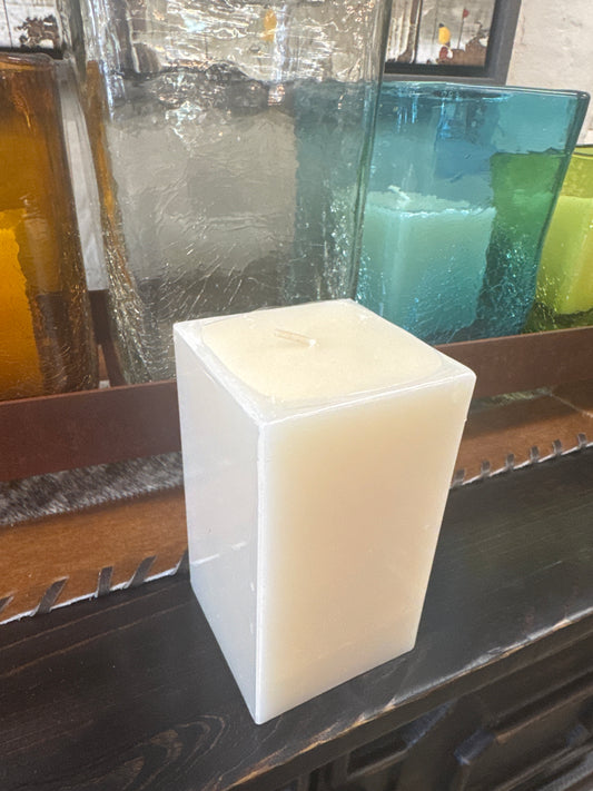 Square Candle 3x5 Vanilla