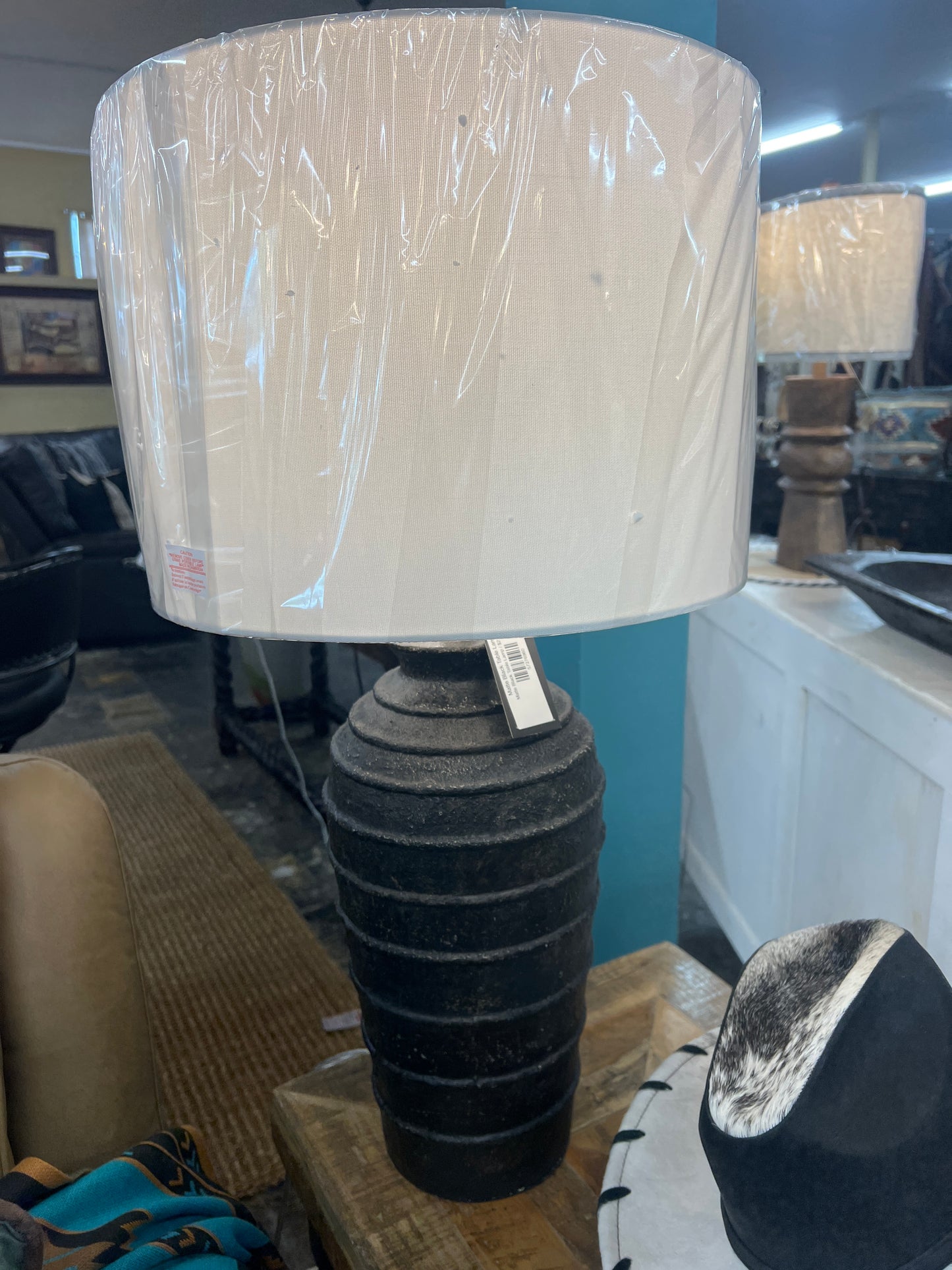 Matte Black Table Lamp