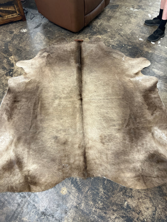 Dark Champagne Cowhide Large Size