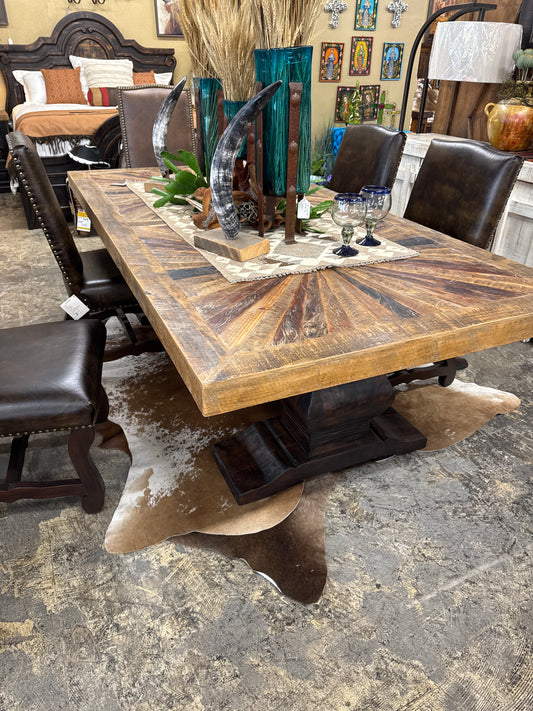 F4 8ft sunburst table