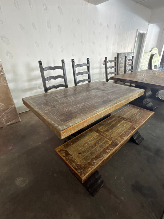 F4 5 Ft dining table with pedestal