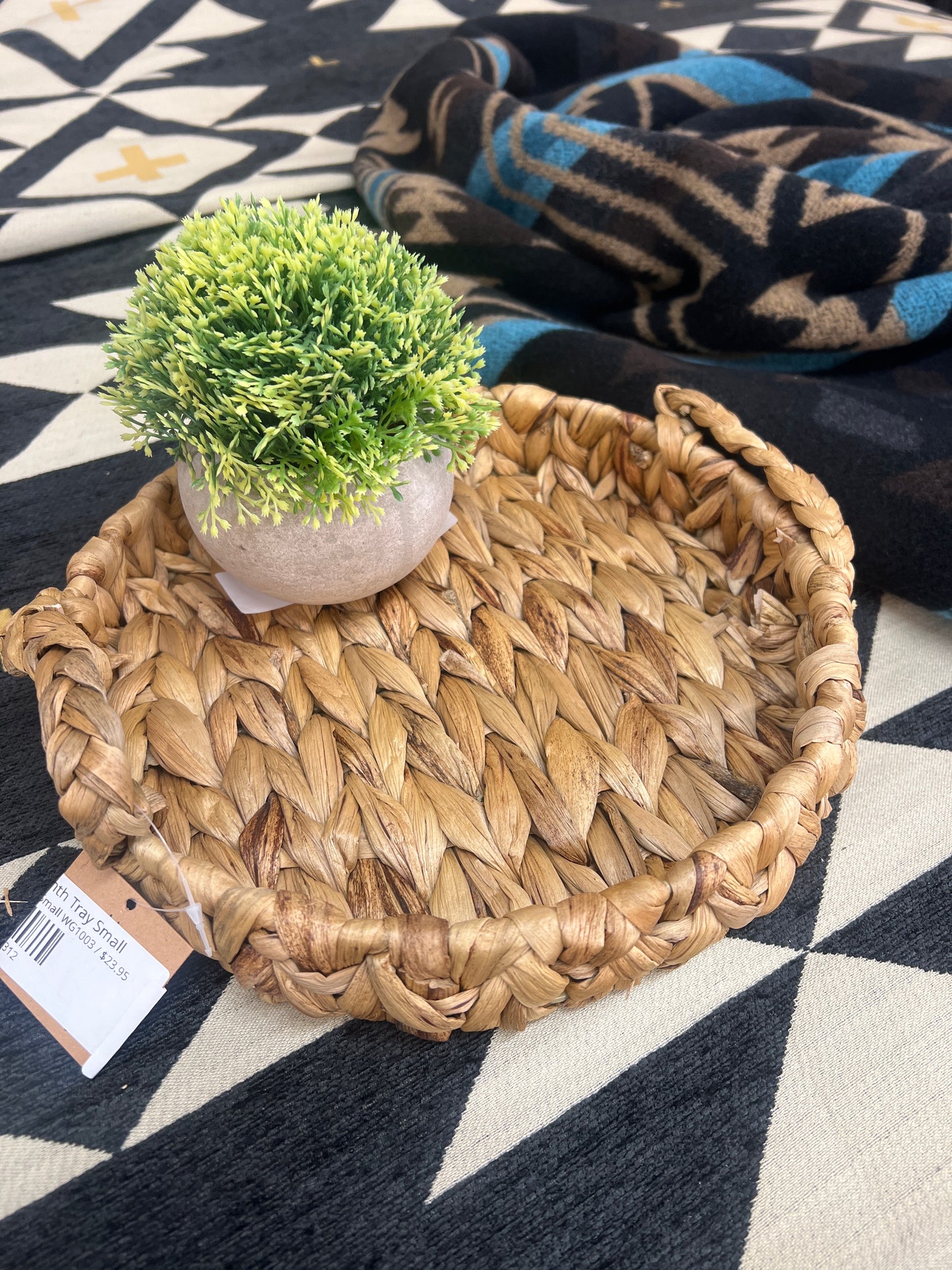 CD Round Hyacinth Tray Small