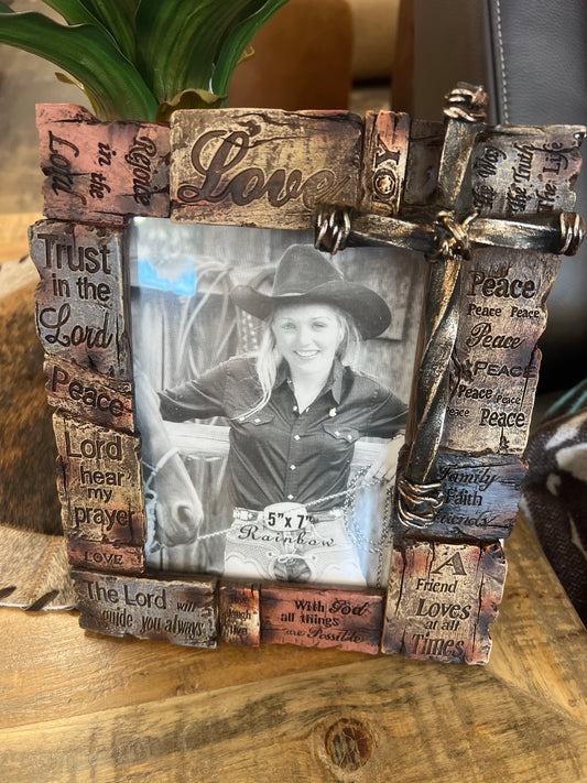 RW RA4092 Love and Faith 5x7 Frame