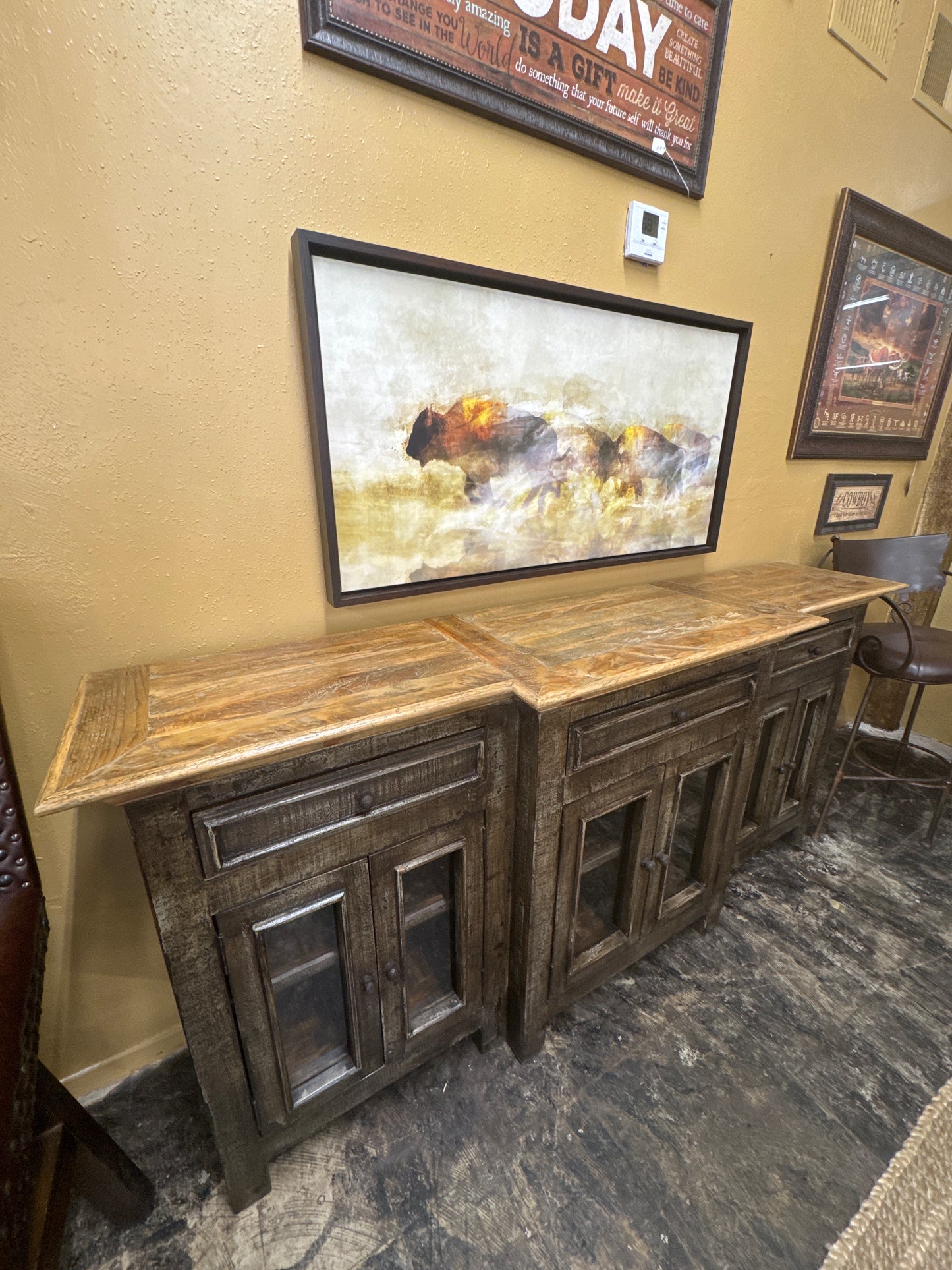 F4 Cabinet 3 Dwr 6 door 83”*19”*40”