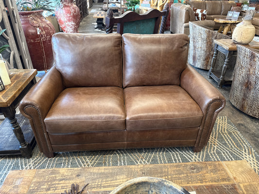 Leather Italia Braxton Love Seat