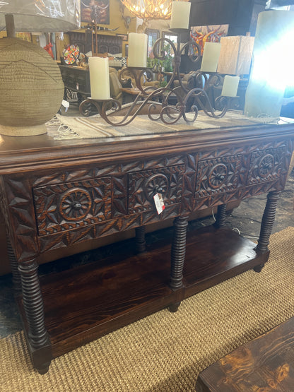 F3 HENDERSON CONSOLE  BLACK/BROWN