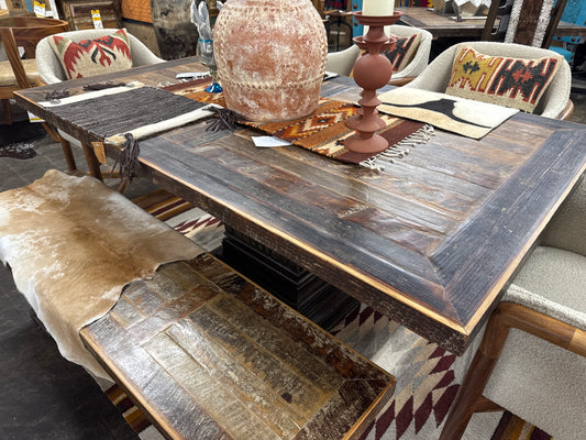 F4 6ft dinning table with pedestal