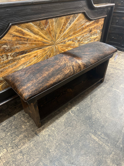 SC 4ft Cowhide Bench