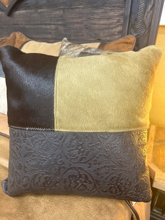 Cc Pillow Leather Cowhide Tool 18”*18”