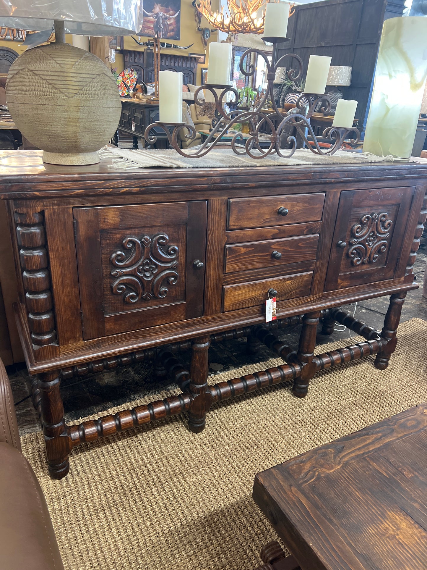 F3 MILLY CONSOLE OLD WOOD